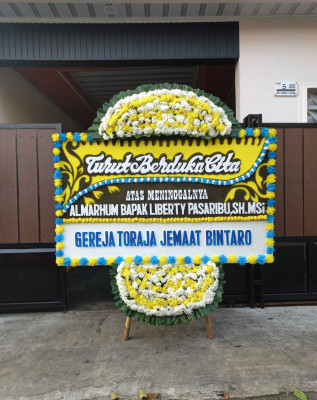 Papan Bunga Duka di Sidamulya